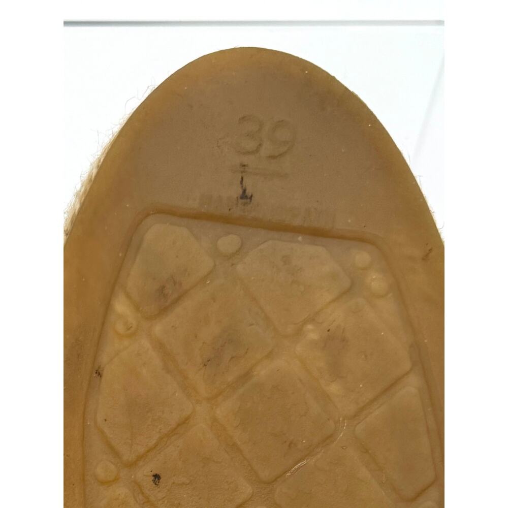 Chanel Interlocking CC Logo Camellia Espadrilles Black Suede Size 39 / 9 - Picture 8 of 16